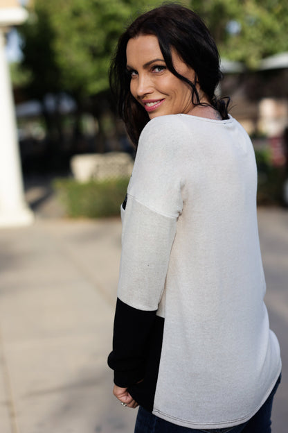 Forever Connected Color Block Top