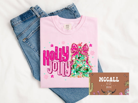 Holly Jolly Comfort Colors Tee