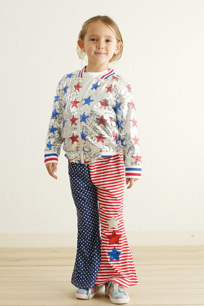 Patriotic star girl pants