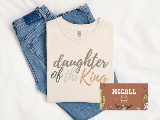 Daughter of the King Comfort Colors Tee