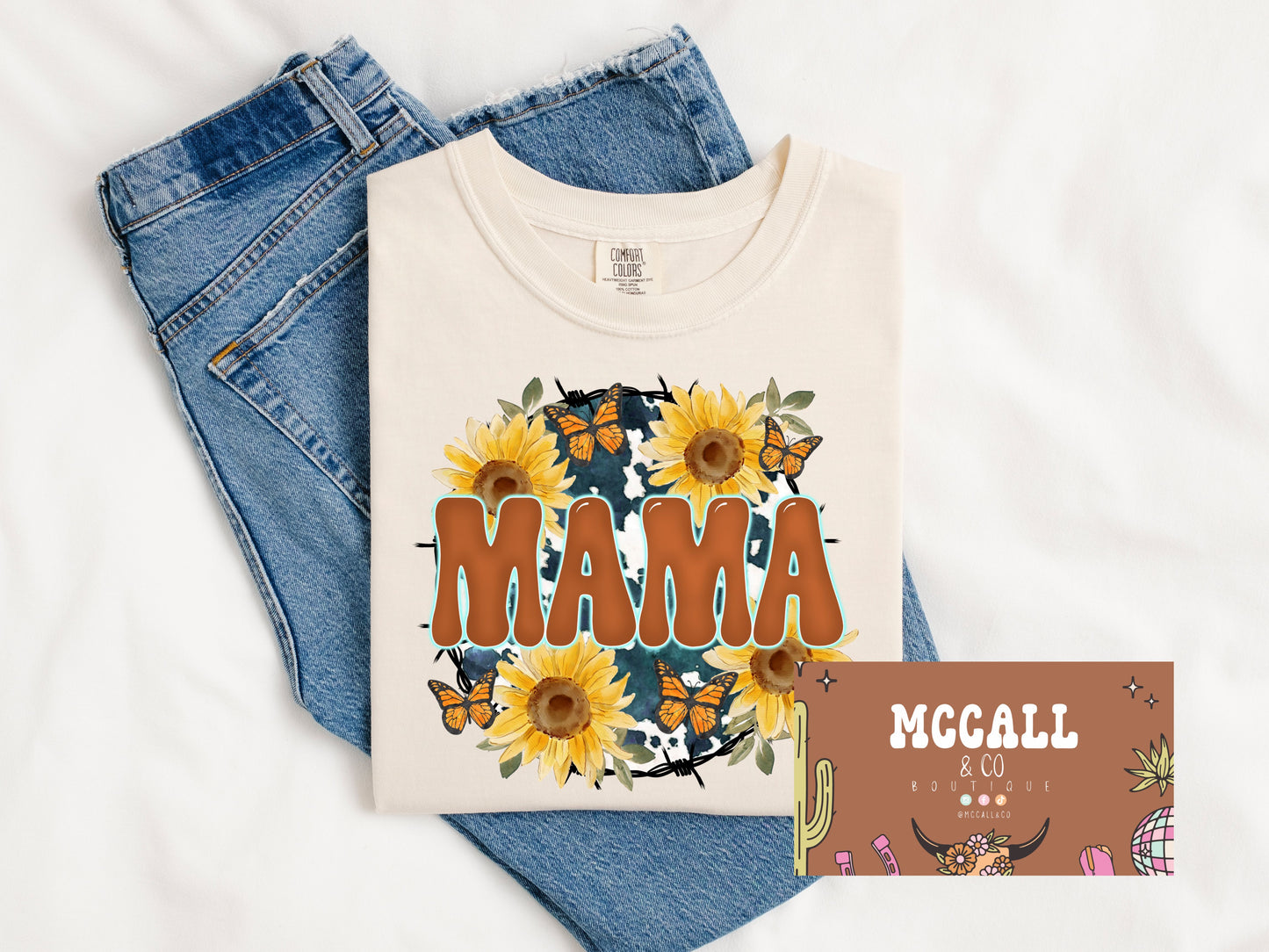 Butterfly Mama Comfort Colors Tee