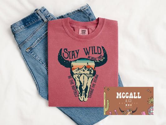 Stay wild Comfort Colors Tee