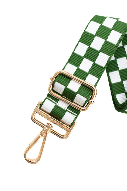 Lizzie Checkered Adjustable Bag Strap