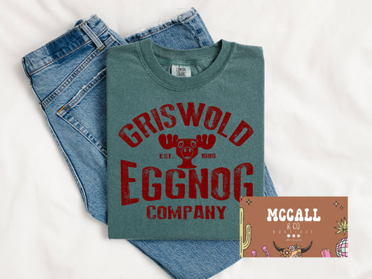 Griswold Eggnog Comfort Colors Tee